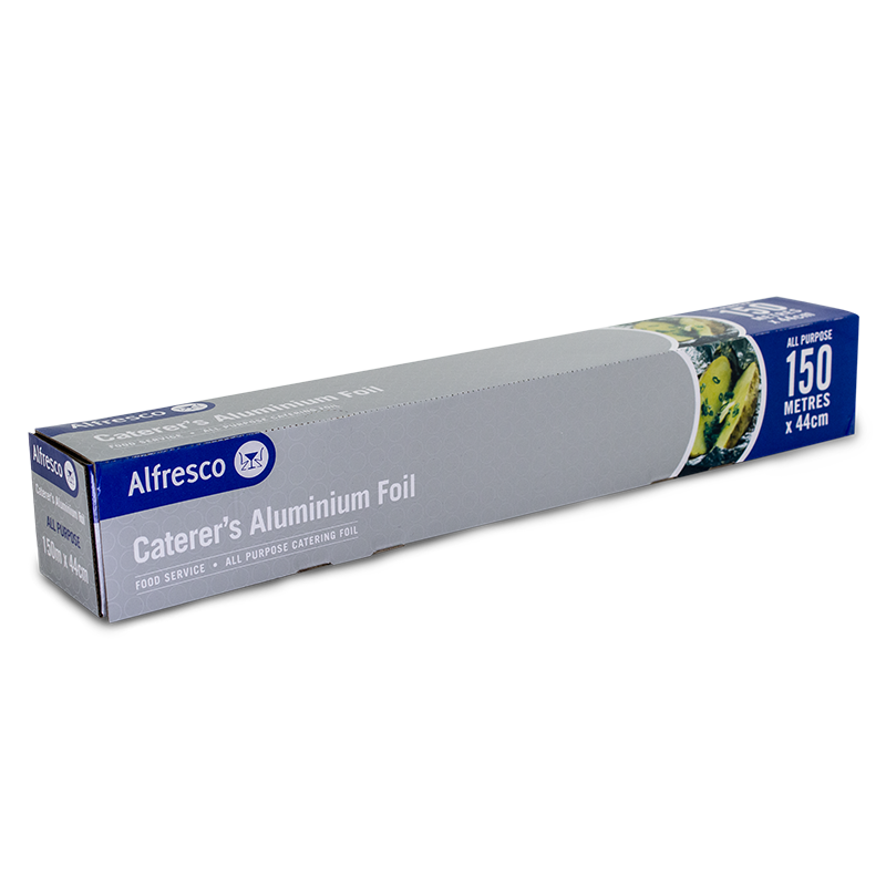 [AFR44] Alfresco Caterer’s Aluminium Foil All Purpose 150M x 44cm