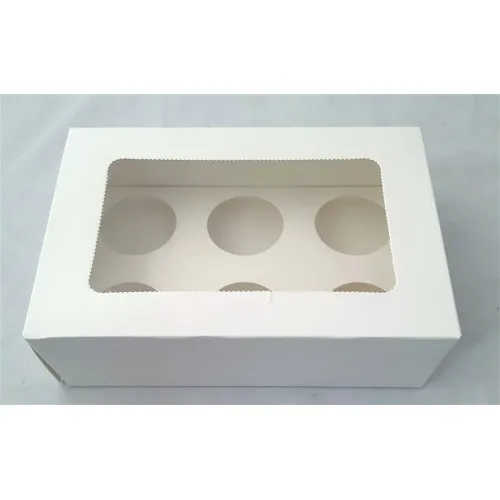 Cup Cake Box 6 cup 26 cm x 17 cm x 8 cm