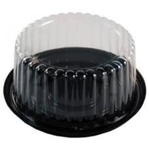 PLASTIC CAKE BOX 25X11CM DISPOSABLE