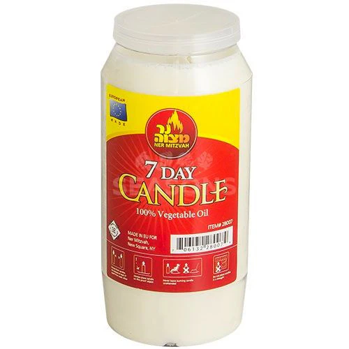 7-DAY CANDLE PLASTIC x 20
