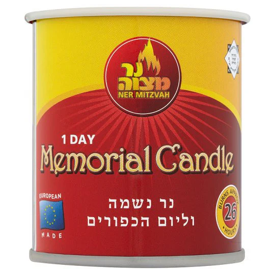 MEMORIAL CANDLES IN TIN x 54