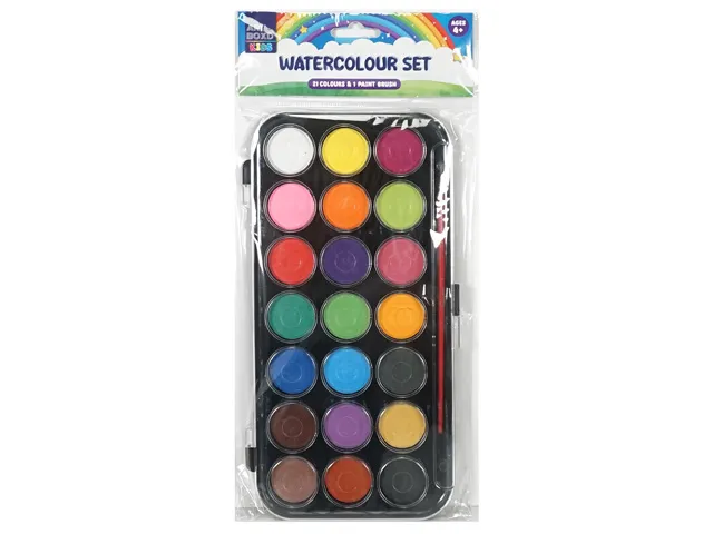 [ART 332366] WATERCOLOUR PAINT PALETTE 21PK [48/12]