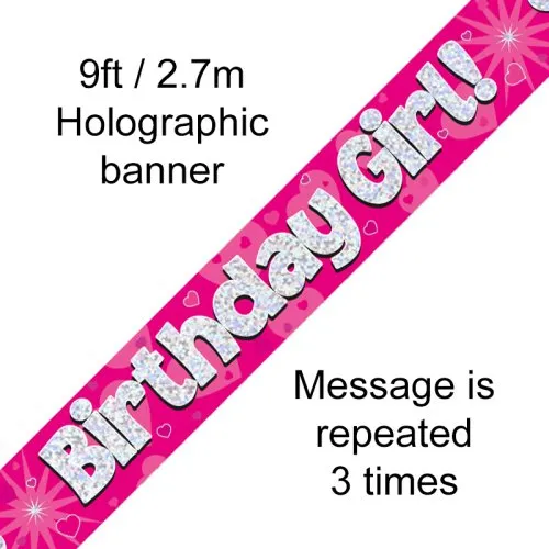 [109465] BANNER 2.7M BDAY GIRL
