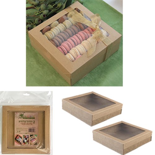 [362116] GRAZING BOX KRAFT P2 SML CTN12