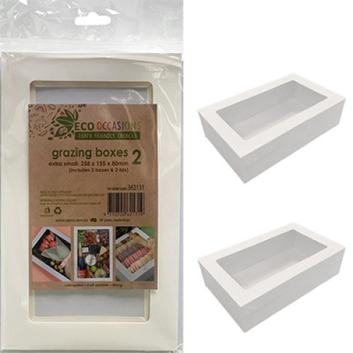 [362131] GRAZING BOX WHITE P2 XS CTN12