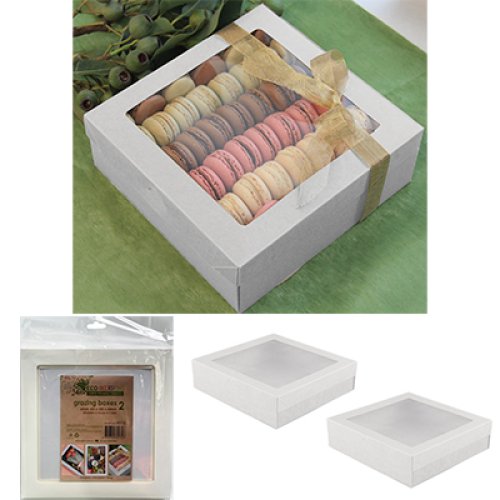 [362132] GRAZING BOX WHITE P2 SML CTN12