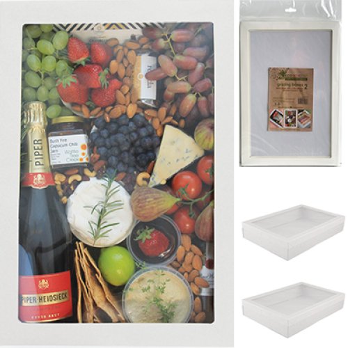 [362135] GRAZING BOX WHITE P2 XLG CTN12