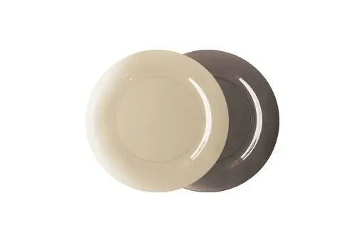 [REC710] 180mm Reusable Snack Plate Colour Pk10
