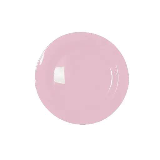 [REPP710-12] 180mm Reusable Snack Plate Pastel Pink Pk10