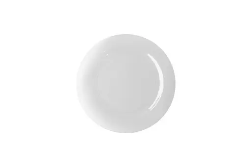 [REW712-12] 180mm Reusable Snack Plate White Pk12