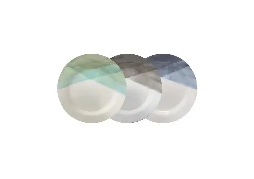 [MEL8P1] 195mm Melamine Snack Plate Pk1