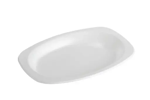 [OP210W] 210 x 300 Oval Plate Medium White