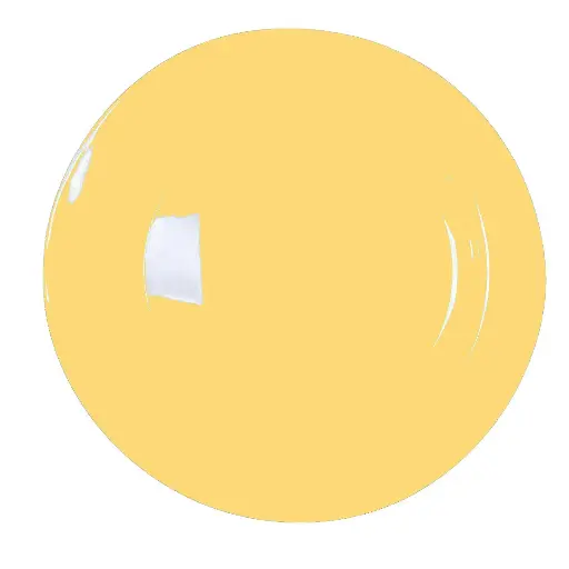 [REPY910-12] 230mm Reusable Dinner Plate Pastel Yellow Pk10