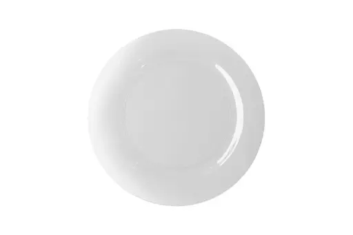 [REW912-12] 230mm Reusable Dinner Plate White Pk12