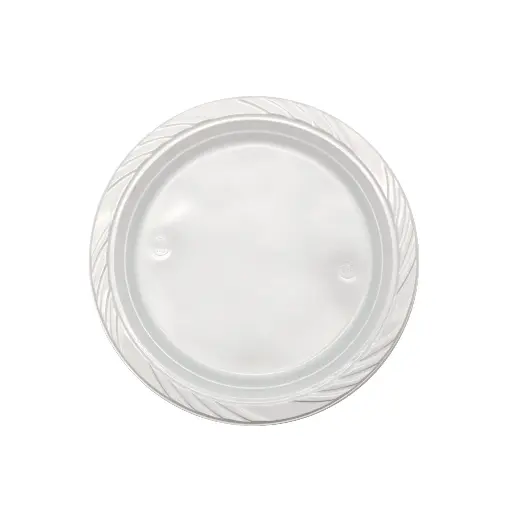 [RE925] 230mm Reusable Dinner Plate White Pk25