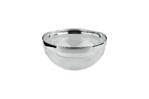 [PRSBM] 240mm Heavy Duty Salad Bowl With Silver Rim Pk1
