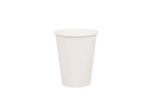 [JCC24] 350ml/12oz Single Wall White Paper Coffee Cup Pk50