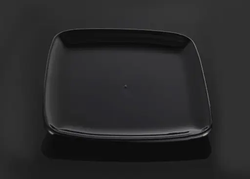 [RET3504] 355mm Square Platter Black Pk1