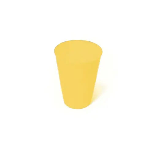 [REPYTUMBLER-12] 380ml Reusable Tumbler Pastel Yellow Pk10