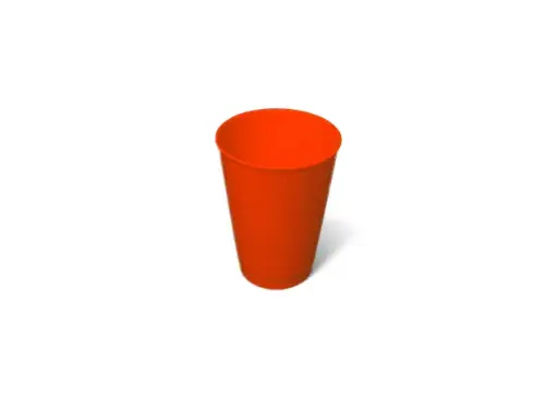 [RERTUMBLER-12] 380ml Reusable Tumbler Red Pk10