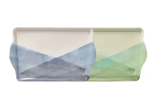 [MELTRAY] 460x290mm Melamine Tray w/Handles Pk1