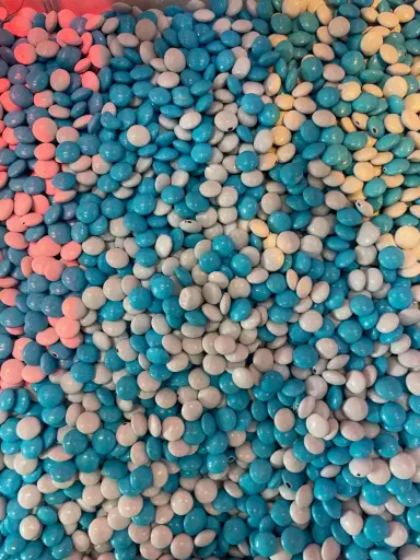 [DBL39] DB Blue & White Teeny Lentils