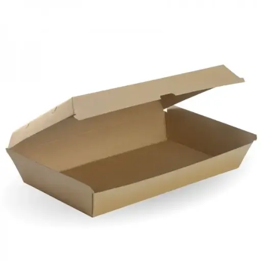 [WOW-FAMILY-BOX] 100 KRAFT CORRUGATED FAMILY BOX 290*180*80