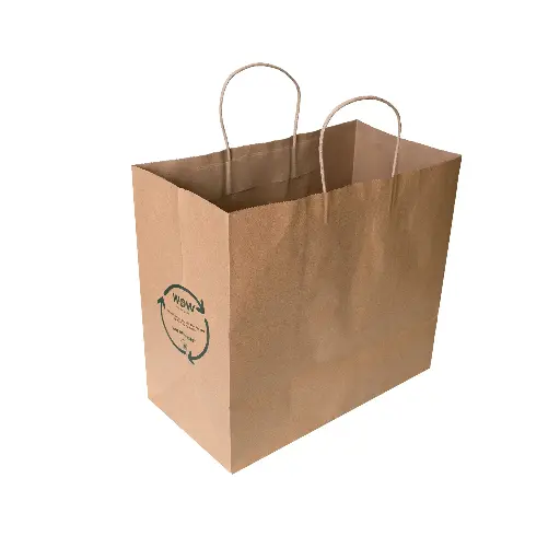 [WOW-TWIST-TA-MED] 250 PAPER TAKEAWAY TWIST MED 300W+180G*310H