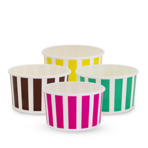 [CSIC05] 5oz Candy Stripe Ice Cream Paper Cup