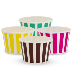 [CSIC08] 8oz Candy Stripe Ice Cream Paper Cup