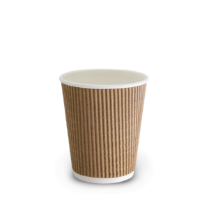 [8TWC-NB] 8oz Triple Wall Hot Cup - Brown