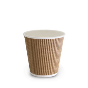 [8TWUC-NB] 8oz Triple Wall Squat Hot Cup - Brown