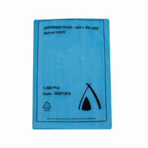 [DISP1812] 450 x 300 mm HDPE Dispenser Bags
