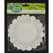 [372510] White 6.5in (166mm) Round Doyley P24