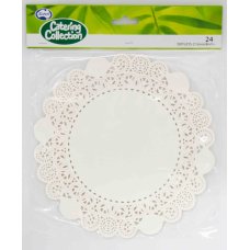 [372512] White 8.5in (215mm) Round Doyley P24